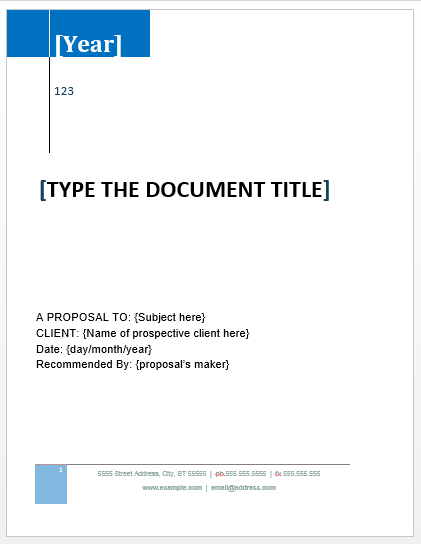 Project Proposal Template Microsoft Word Templates Seuuuzd