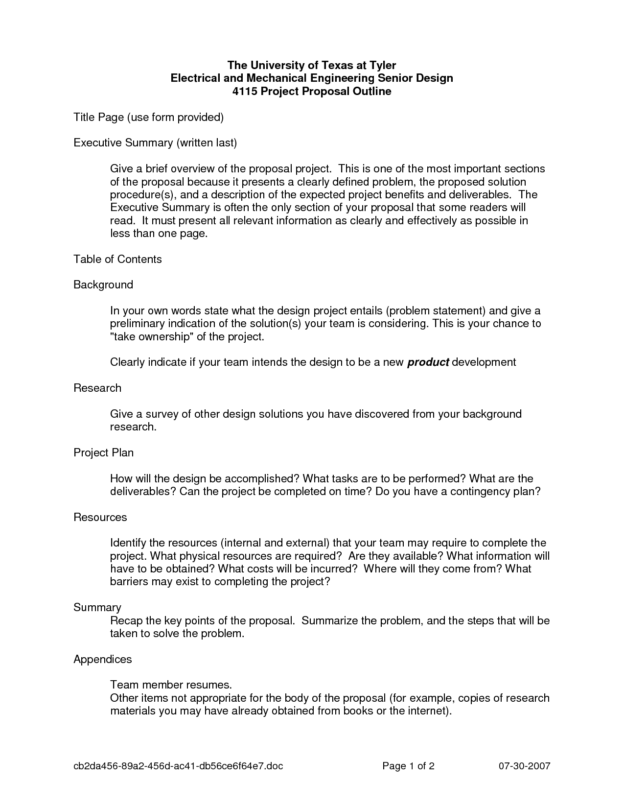 Proposal for mechanical engineering holmesautoworkscom 9vve5aIv