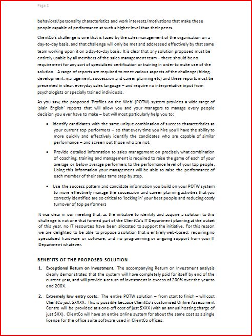 Business Proposals Examples Business Proposal 3OFhl46o