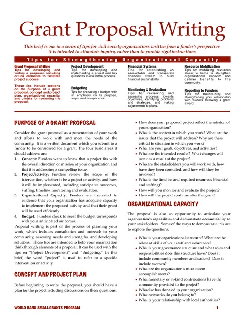 Grant Proposal Template Best Template Collection Gxbtgkt