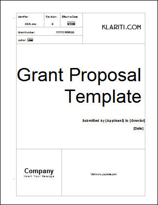 Grant Proposal Template Ms Word With Free Cover Letter Budget Form Xvdgxz