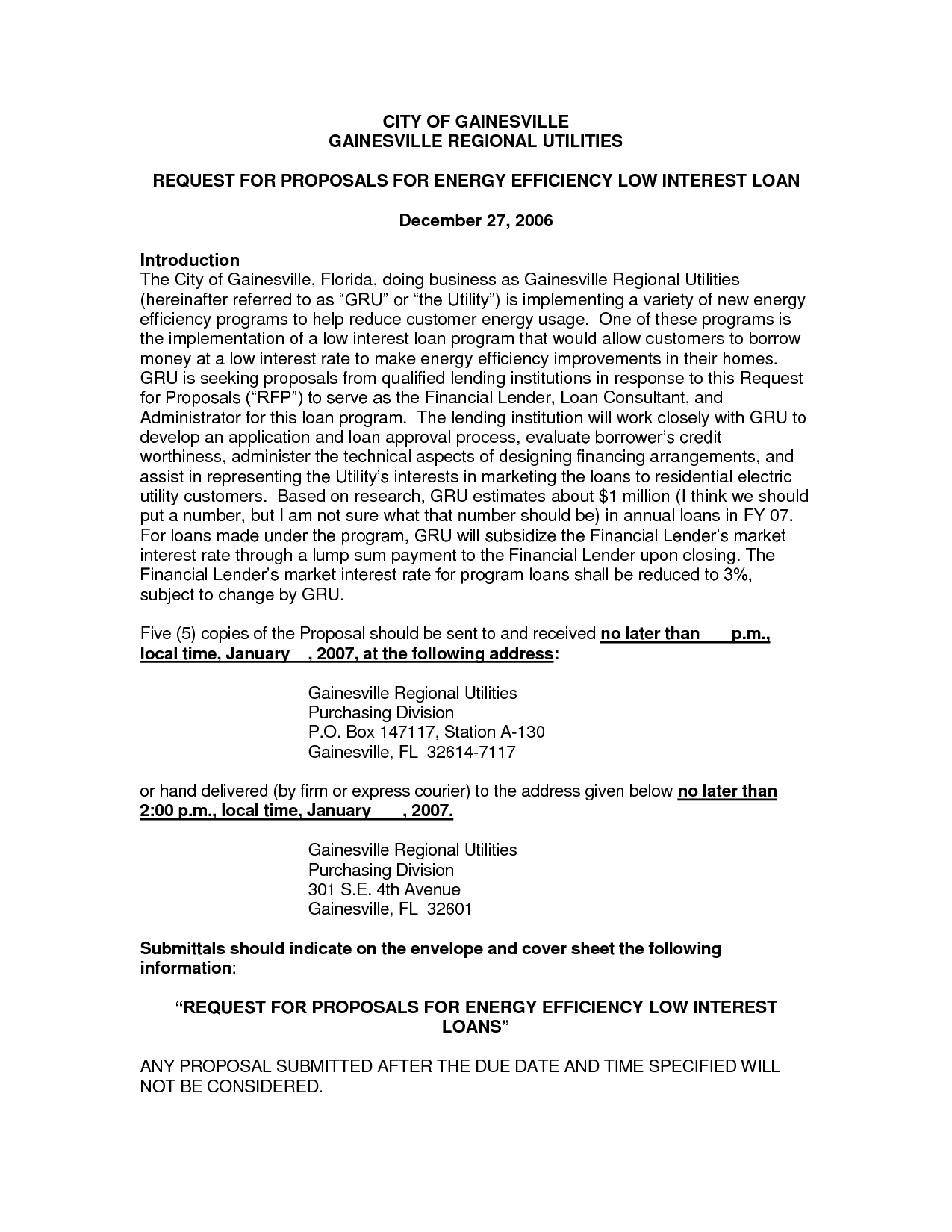 Loan Proposal Template Business Proposal Lteyqzb
