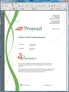 Funding Proposal Template Business Proposal Uevdta