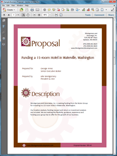 Sample Business Proposal Software   Real Estate Investment Funding 4xcC1TW2