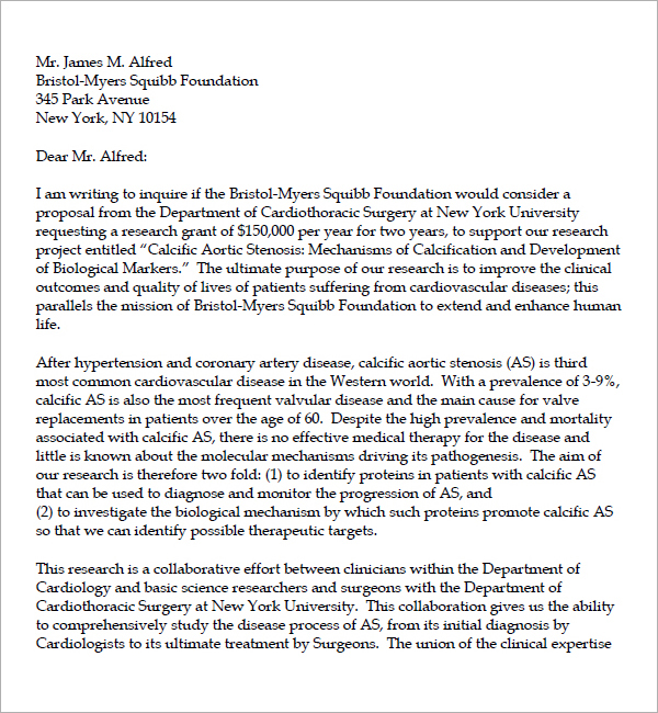 Proposal Letter Templates Free Docpdf Sample Templates Fsanwvlt