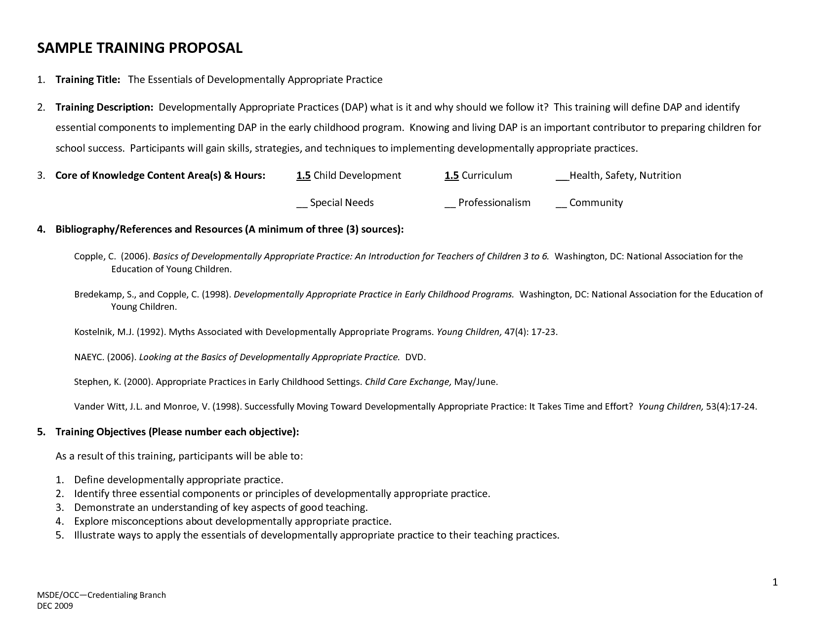 Training Proposal Template Imemexorg Ooehpxq