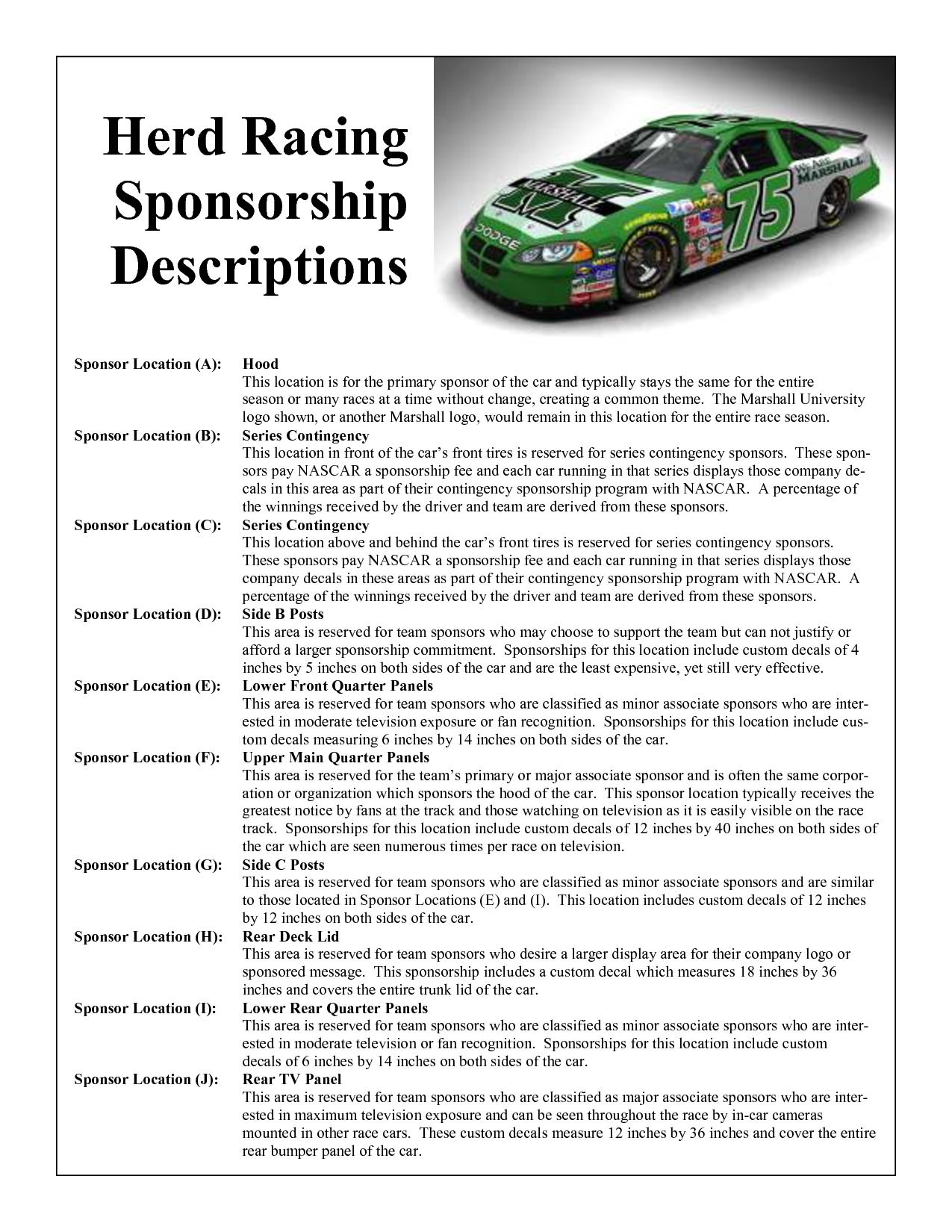 Race Car Sponsorship Letter Template Quote Tbdzuk