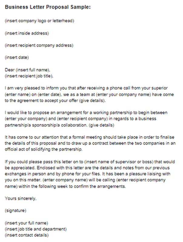 Business Proposal Template   K Images Us3ZuuGn