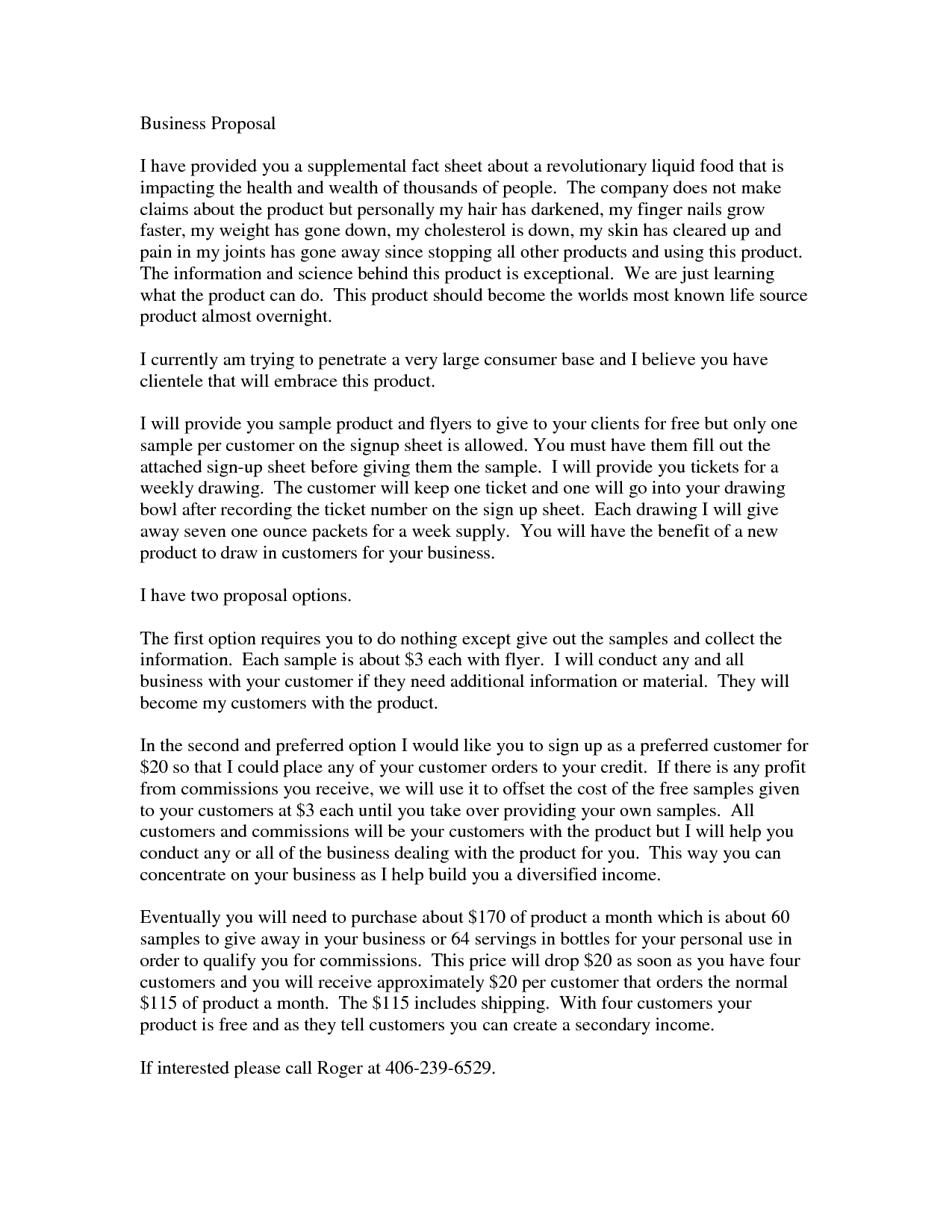 Business Proposal Template Hpix Knksfu