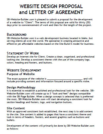 Proposal Format Example Business Proposal Knuh