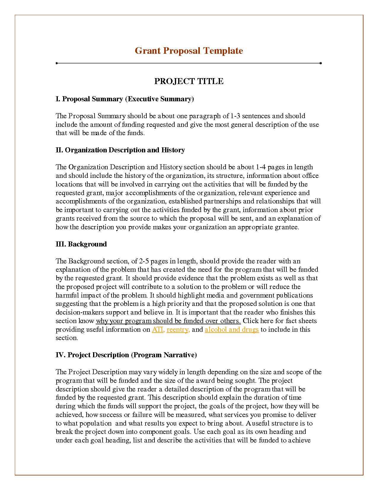 Project Proposal Template K Images Vbpjwgn