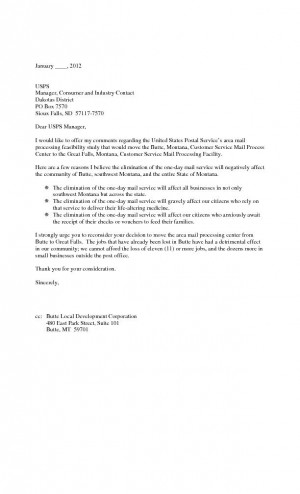 Pdf   Sample letter on Post Office proposal dabUPTPD