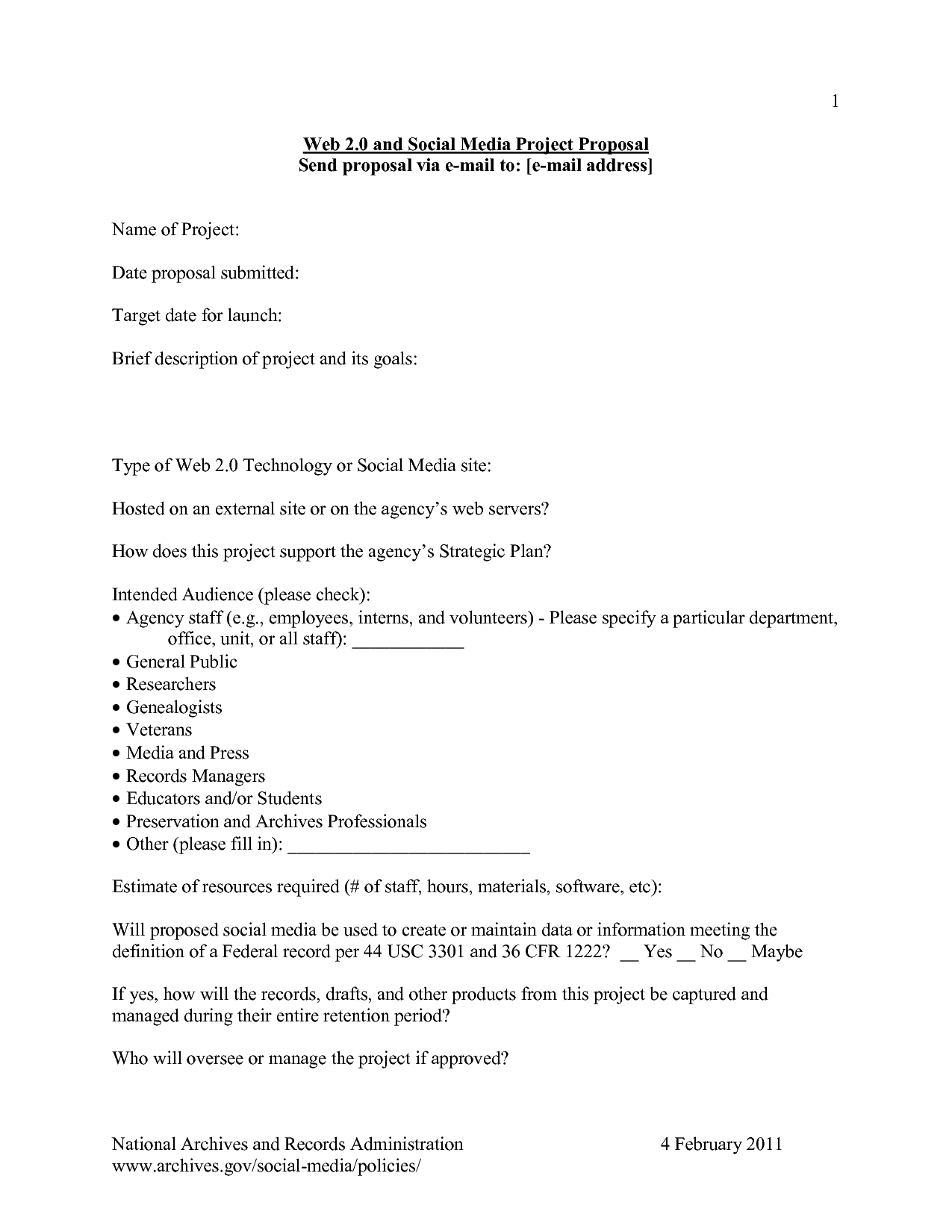 Social Media Proposal Template Invitation Templates Wybwofta