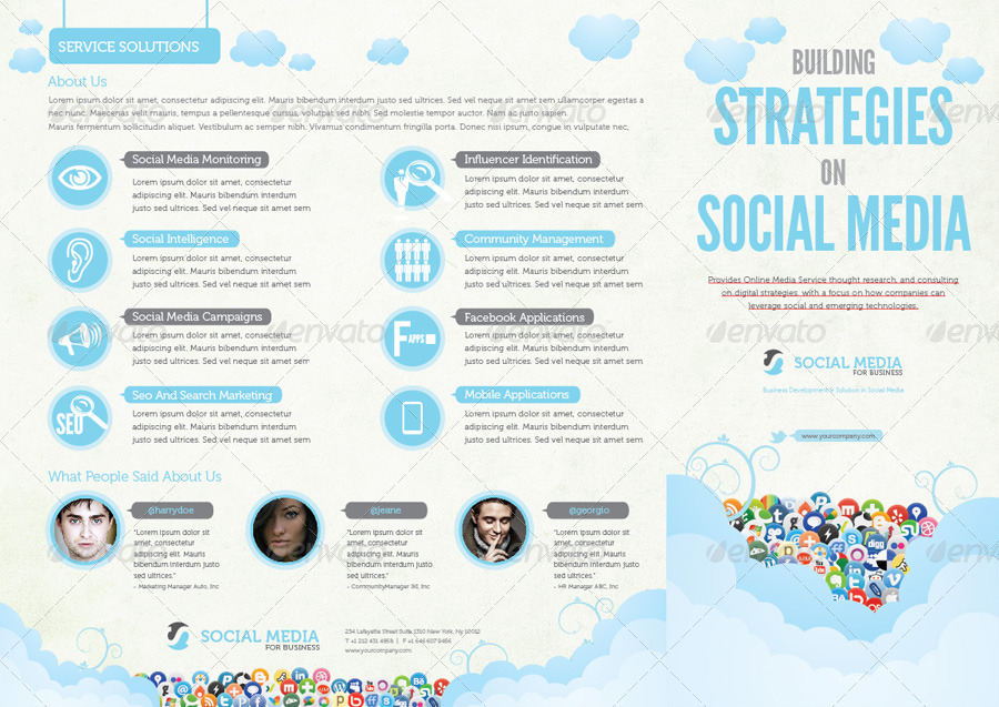 Social Media Proposal Template Submitalinknet Xehnbkj