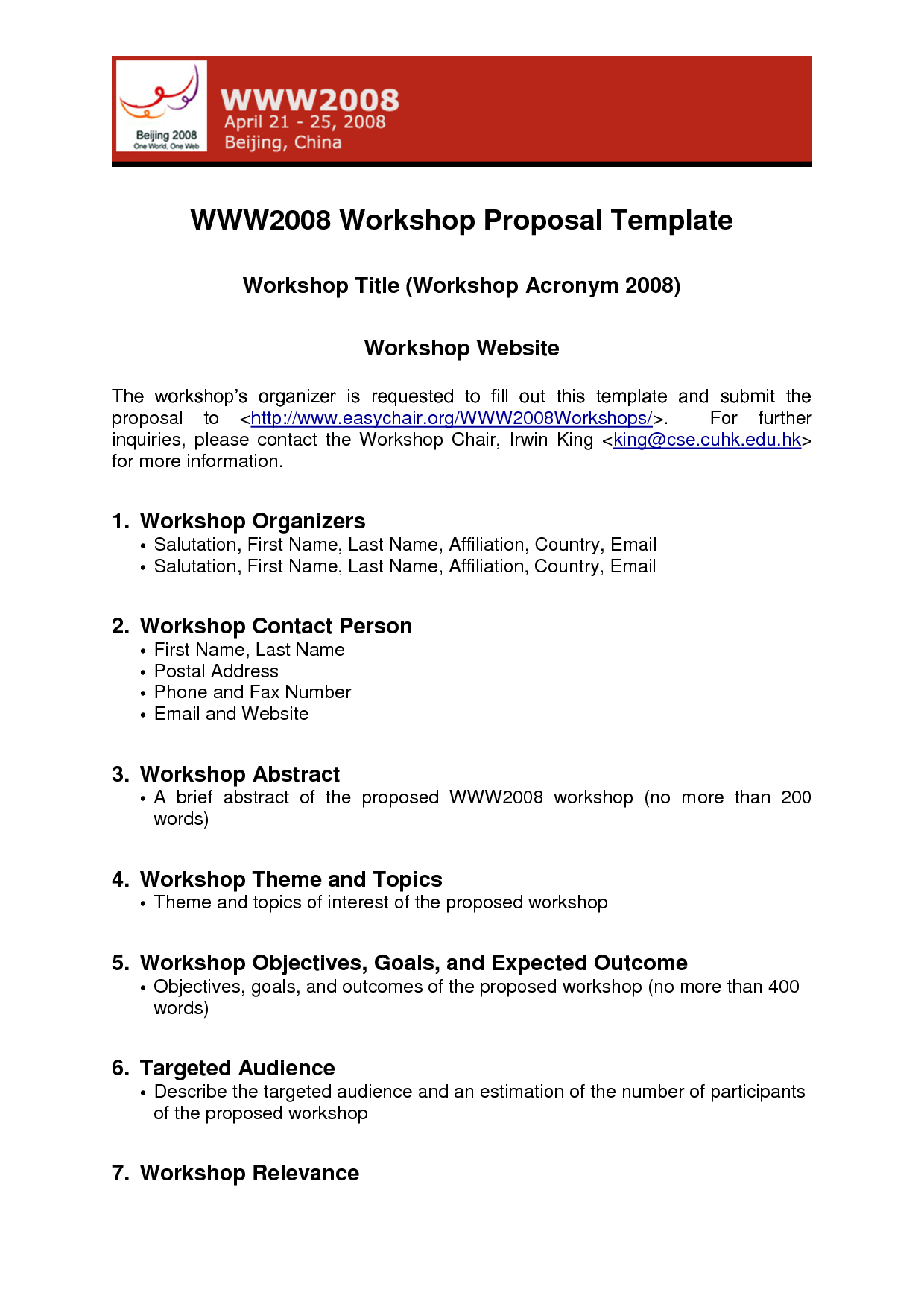 Travel Proposal Template   Invitation Templates WfBiBrgP