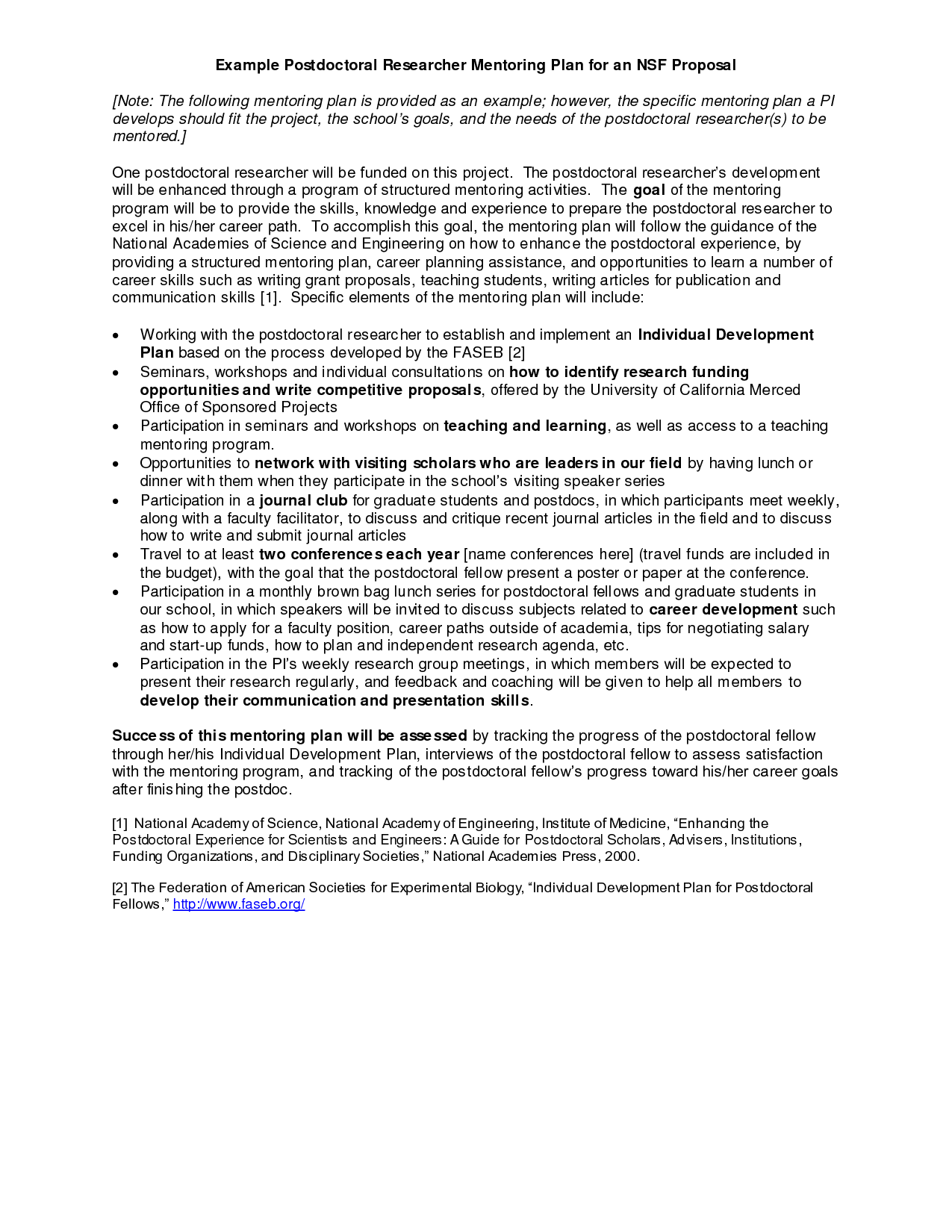 Nsf Grant Proposal Example Submitalinknet Fwwqzcgs