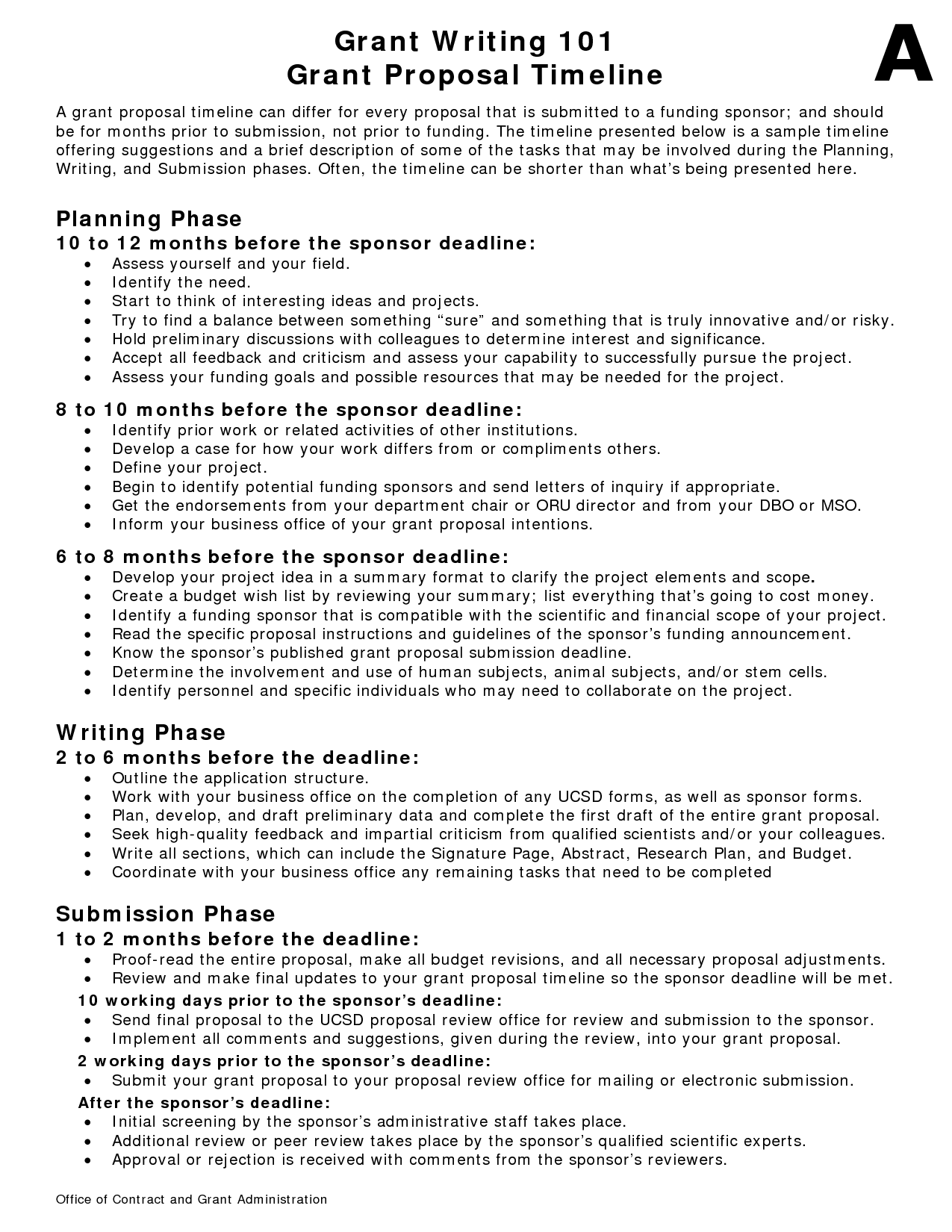 Grant Proposal Template Nailhelpcom Uilunlg