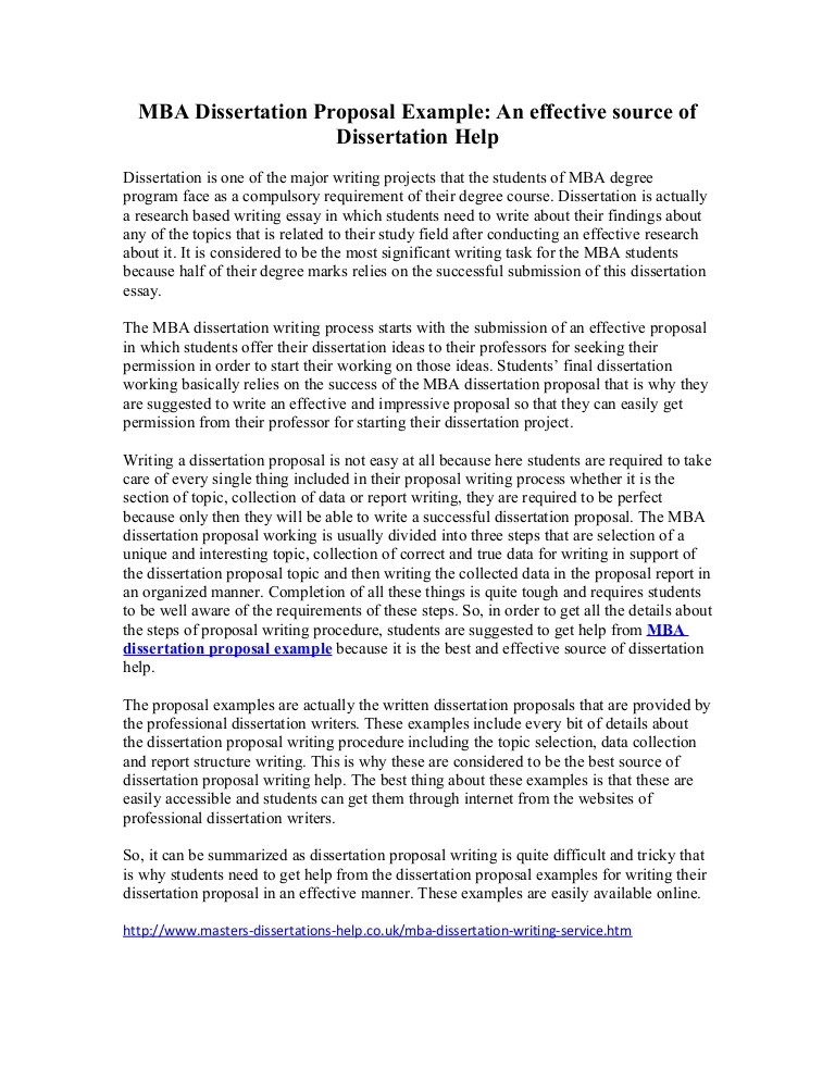 Dissertation Proposals Xmzeb